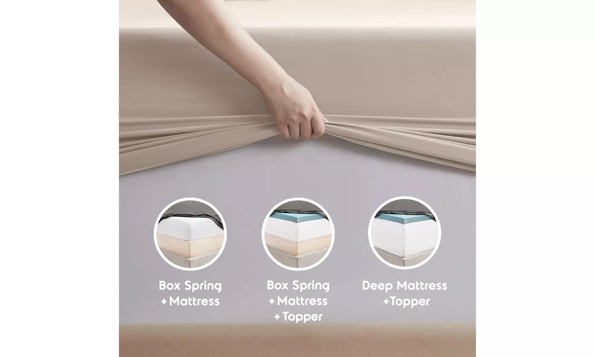 Nestl Split King Extra Soft Microfiber Deep Pocket Bed Sheet Set - 5 Piece