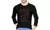 Modest Mouse Cotton Mens T Shirt Novelty Long Sleeve Mans Shirts Black