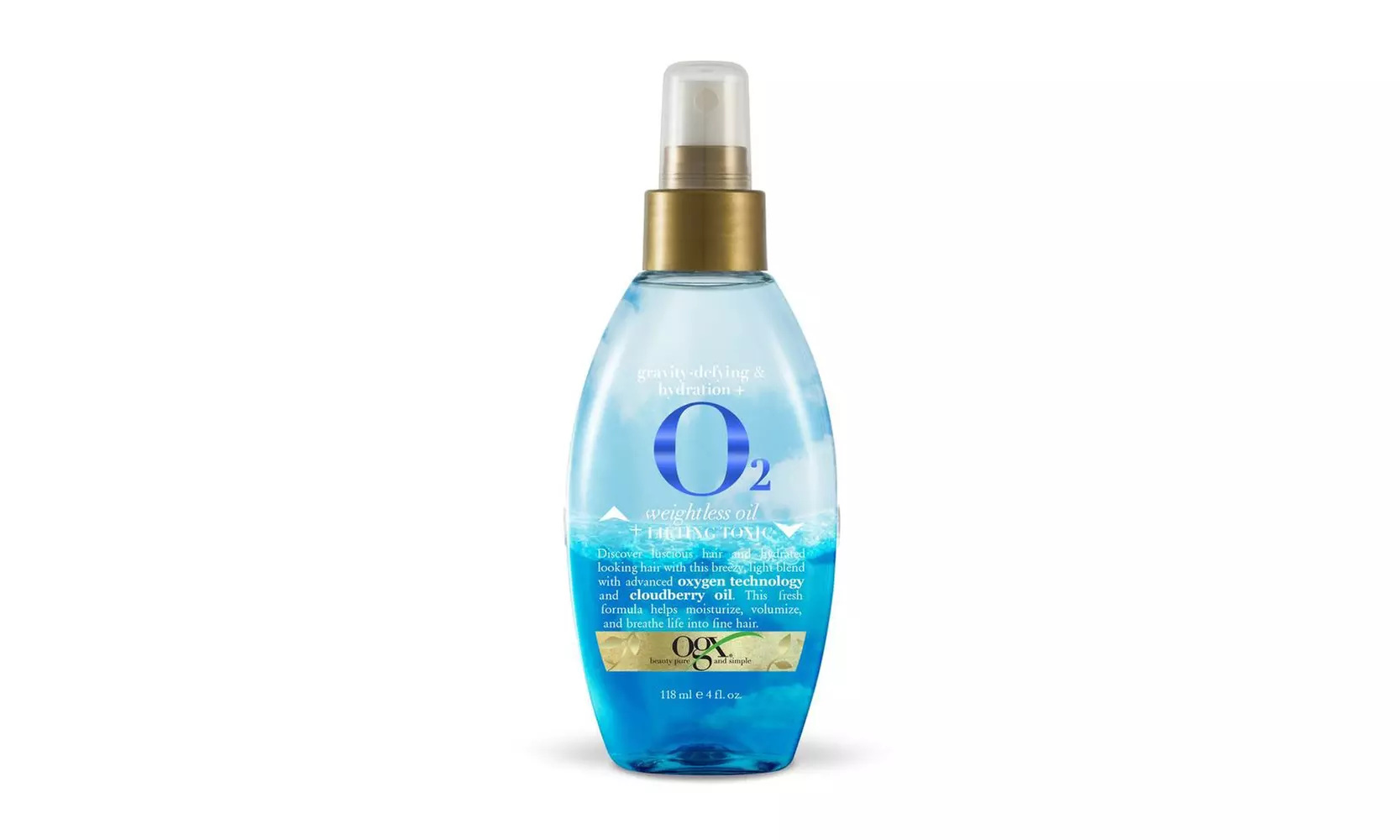Organix O2 Weightless Lifting Tonic, 4 oz - Second Medium