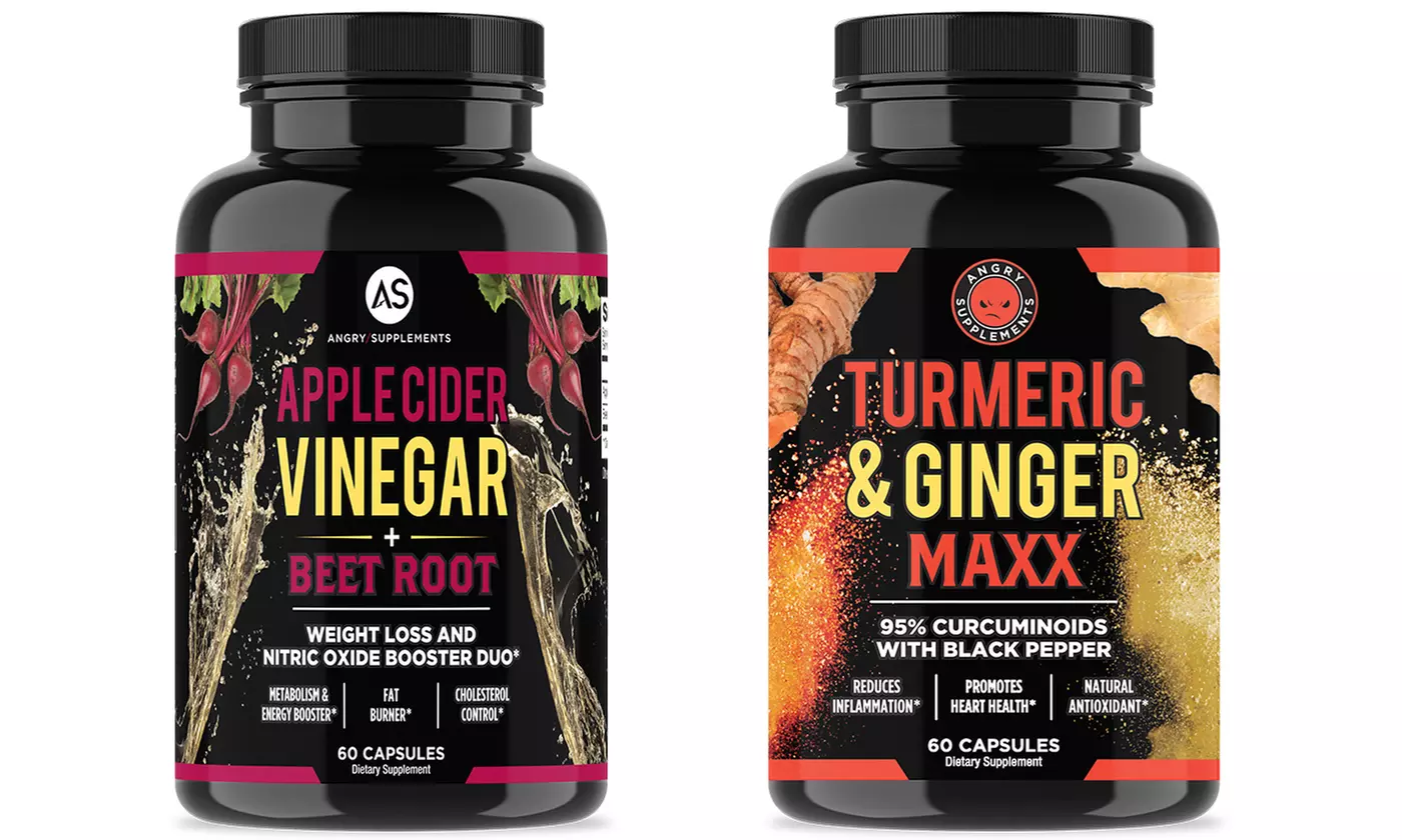 Apple Cider Vinegar plus Beet Root and Turmeric Ginger Maxx Weight Loss Combo 