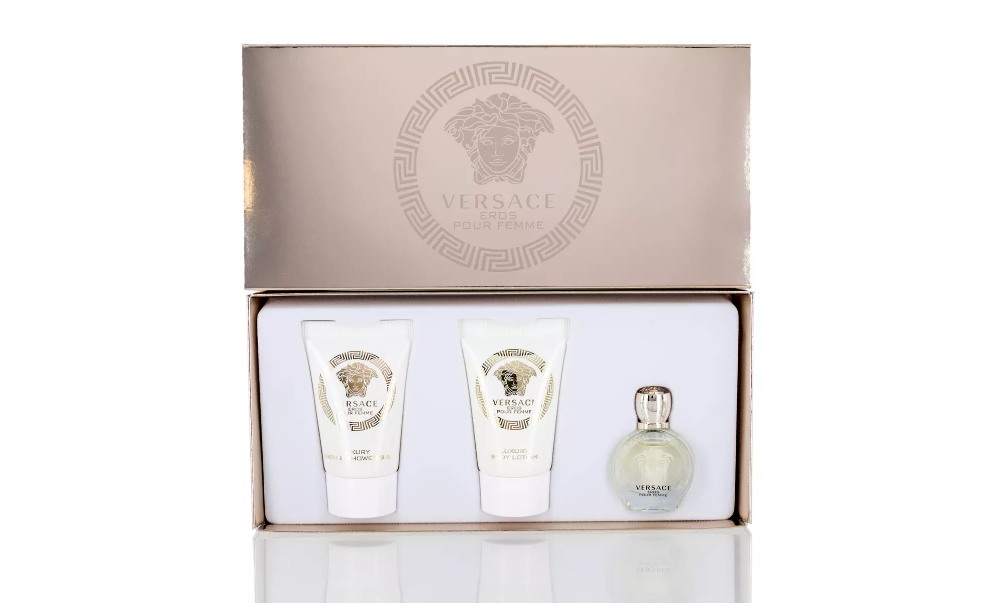 Versace Eros Pour Femme 3 Piece MINI Gift Set for Women