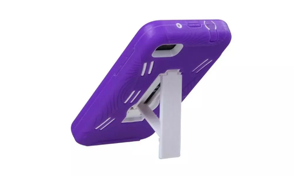 Insten White/purple Symbiosis Stand Case For Blackberry: Z10 - Second Medium