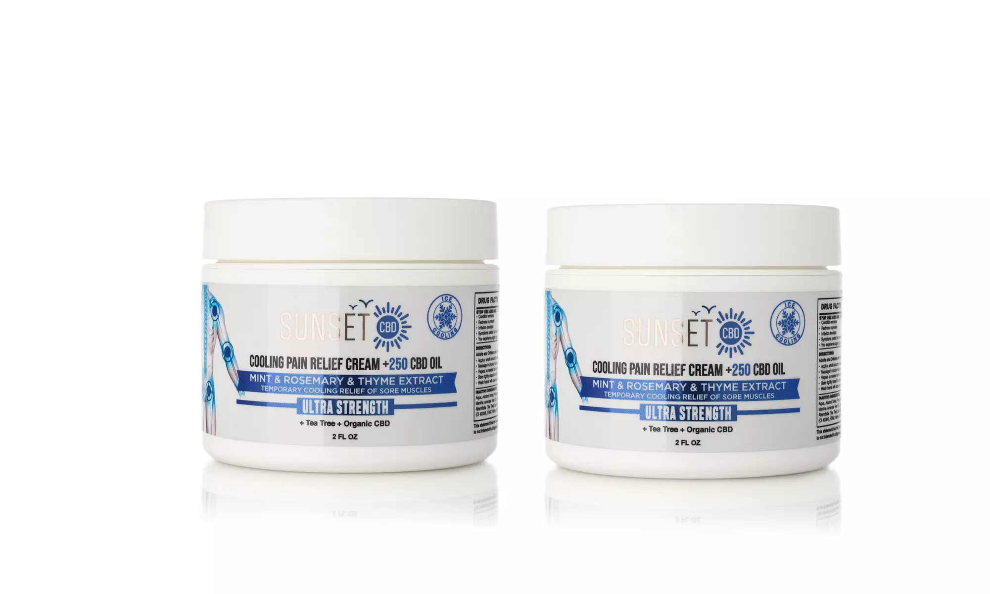 BUNDLE Pain Relief from Sunset CBD 1 pack / 2 pack  Options