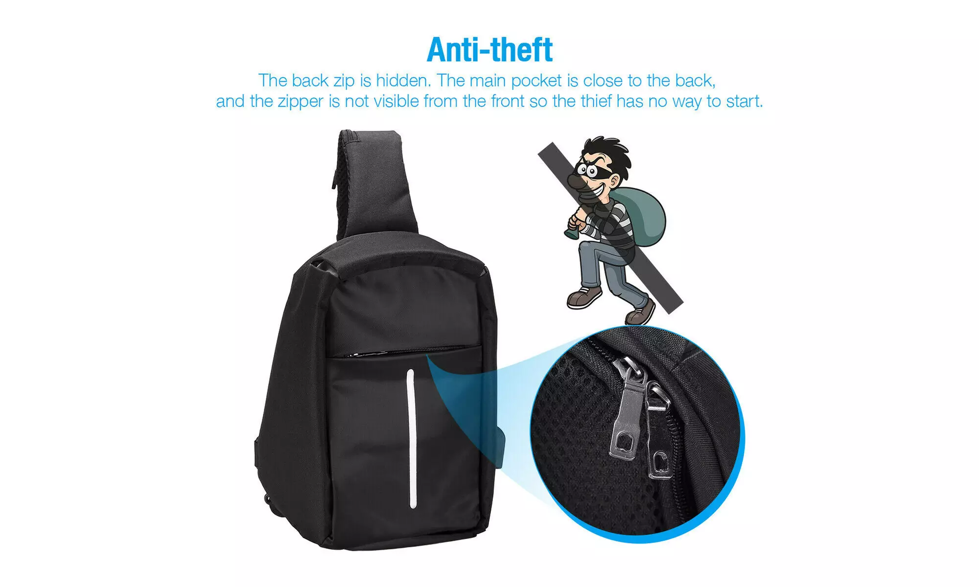 For Nintendo Switch Backpack Travel Bag Protective Carrying Case USB Charging - Image 5