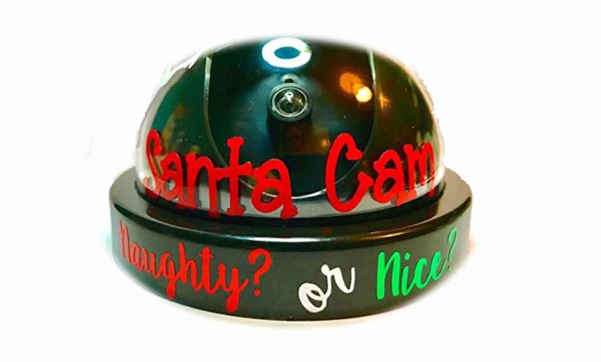 fake santa security camera