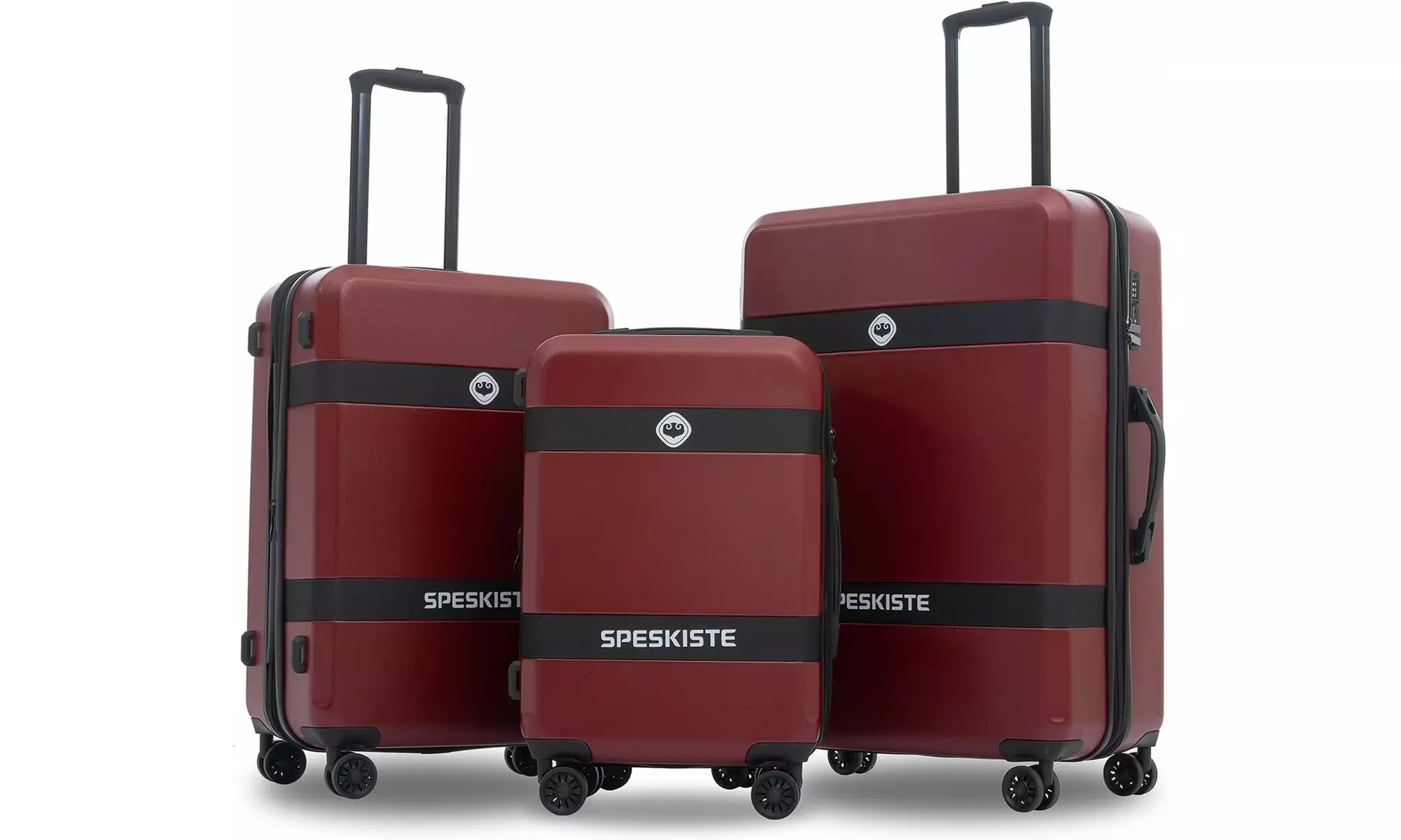 3-Piece Speskiste  Expandable Luggage Set with Spinner Wheels (20/24/28)