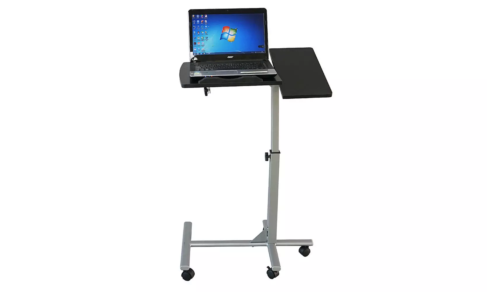 Rolling Laptop Tray With Wheels Computer Desk - Primary Image