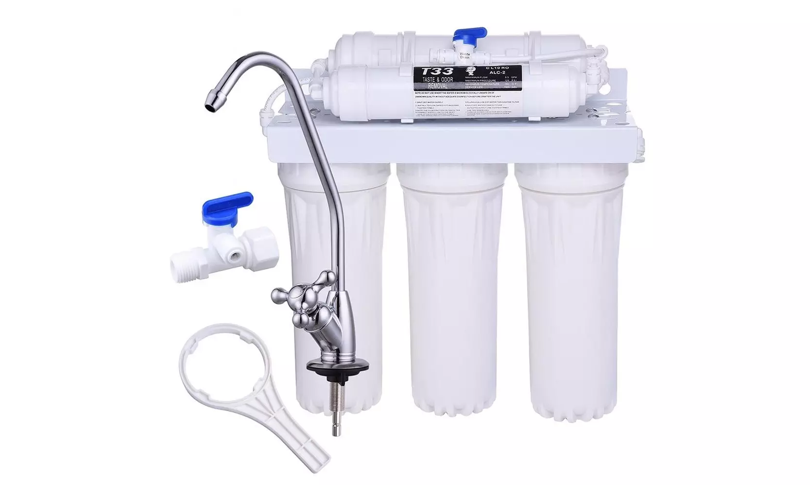 5 Stage Home Drinking Water Filter Purifier Ultra-filtration Hollow Fiber System - Primary Image