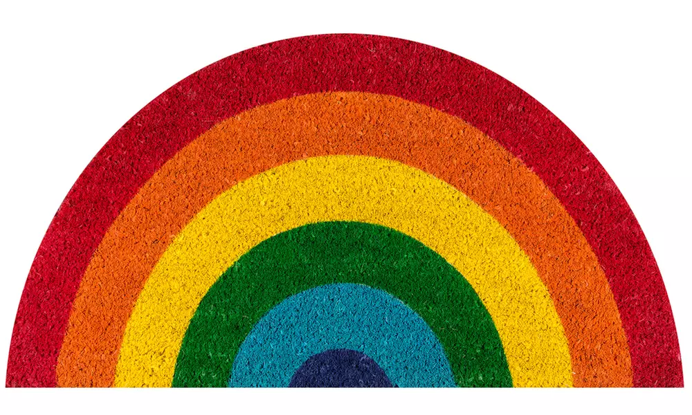 Novogratz by Momeni Rainbow Doormat - Multi (1'4" X 2'6") - Primary Image