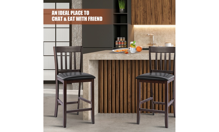 Up To 63% Off On Costway Set Of 4 Bar Stools C... | Groupon Goods