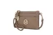 MKF Collection Ronnie Leather Crossbody Purse or Clutch with Double Zipper - Second Medium
