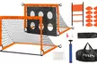 iMounTEK Kids Soccer Goal Set with Ball, Training Gear, & Carry Bag for Backyard - Second Medium