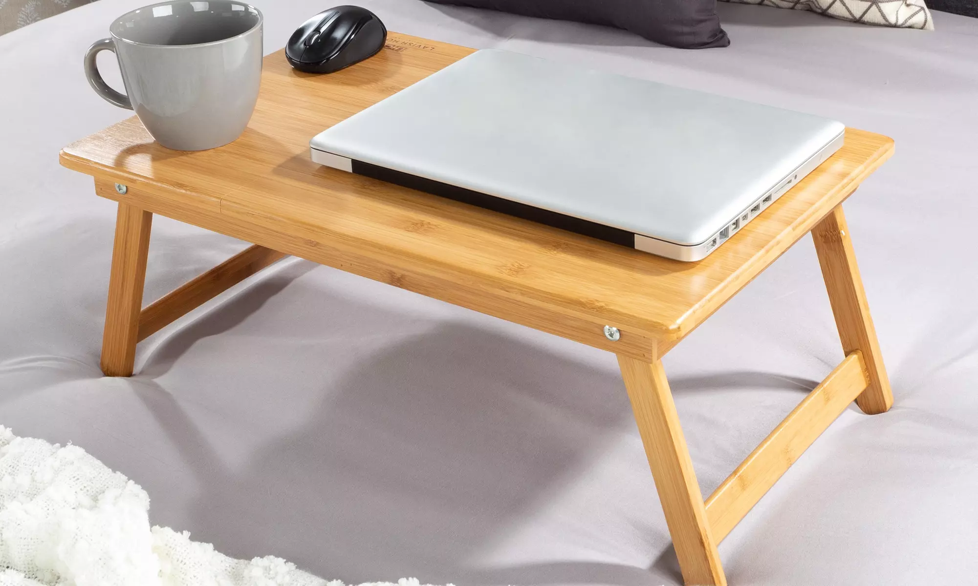 Lavish Home Bamboo Lap Desk Travel Tray - Primary Image