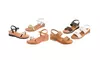 Lady Godiva Women's Medium Width Wedge Sandals