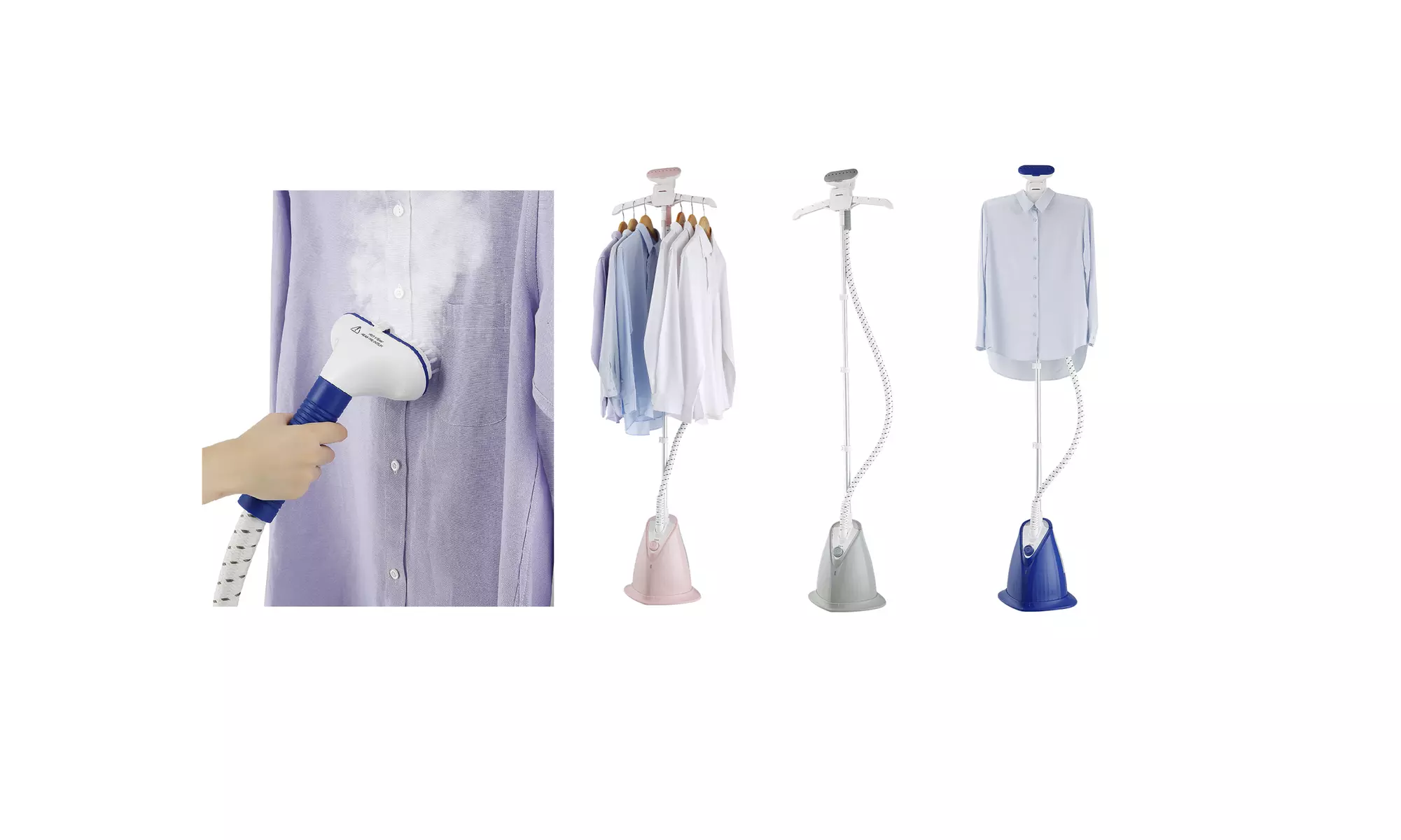 SALAV XL-08 Garment Steamer with 1500 Watt & 360 Swivel Hanger - Primary Image