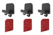 Universal Wall Mount Tablet Phone Holder - 3M VHB Adhesive Strips Damage Free - Second Medium