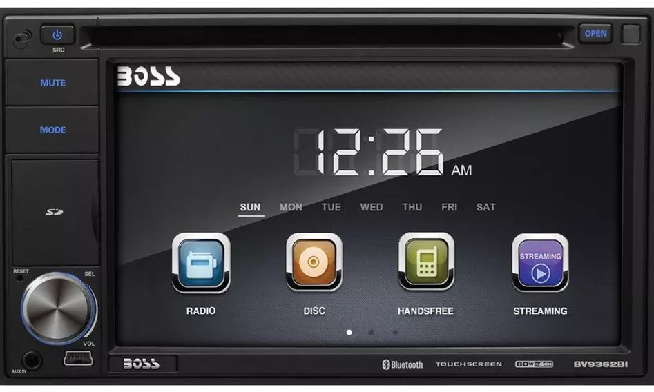 Boss Audio Systems AVA-BV9362BI 6.2 in. Double Din TS BT Media Center  - Primary Image