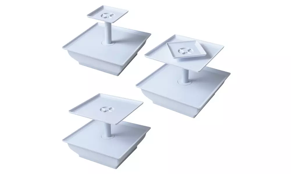 Chef Buddy 3 Tier Cupcake Dessert Stand Tray - 10 Different Options - Second Medium
