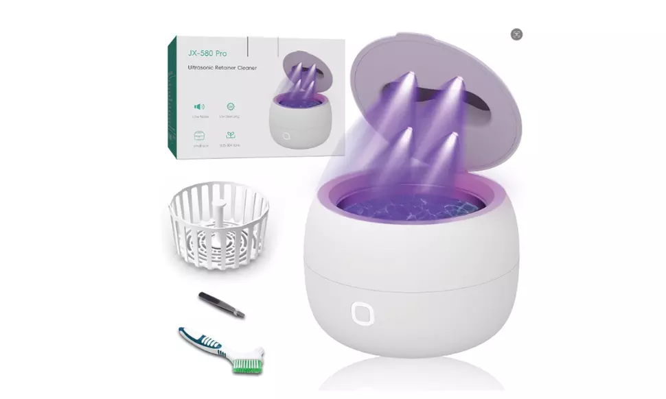 Ultrasonic Retainer Cleaner Machine with UV Light