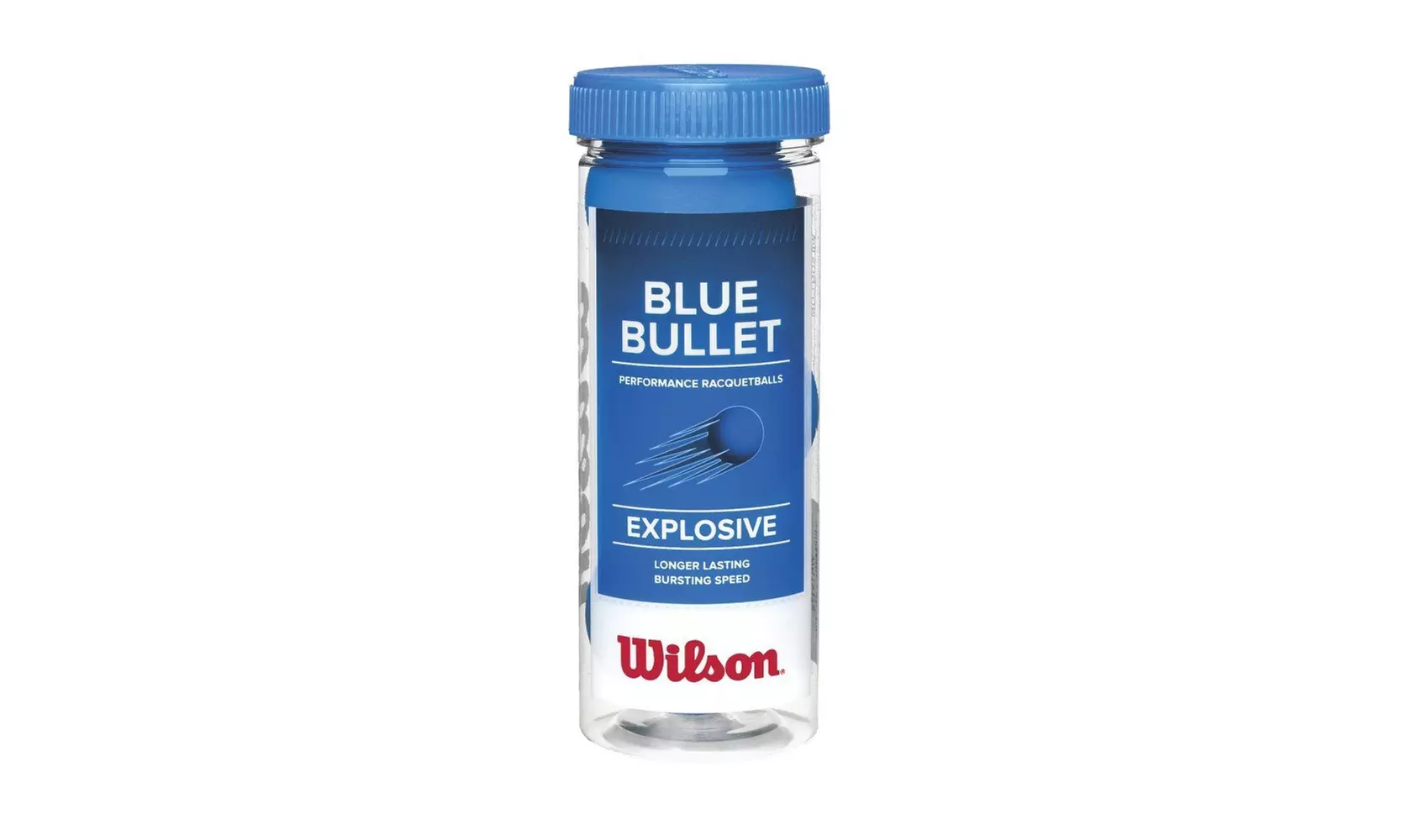 Wilson Blue Bullet Racquetball Balls (3 Balls) - Primary Image
