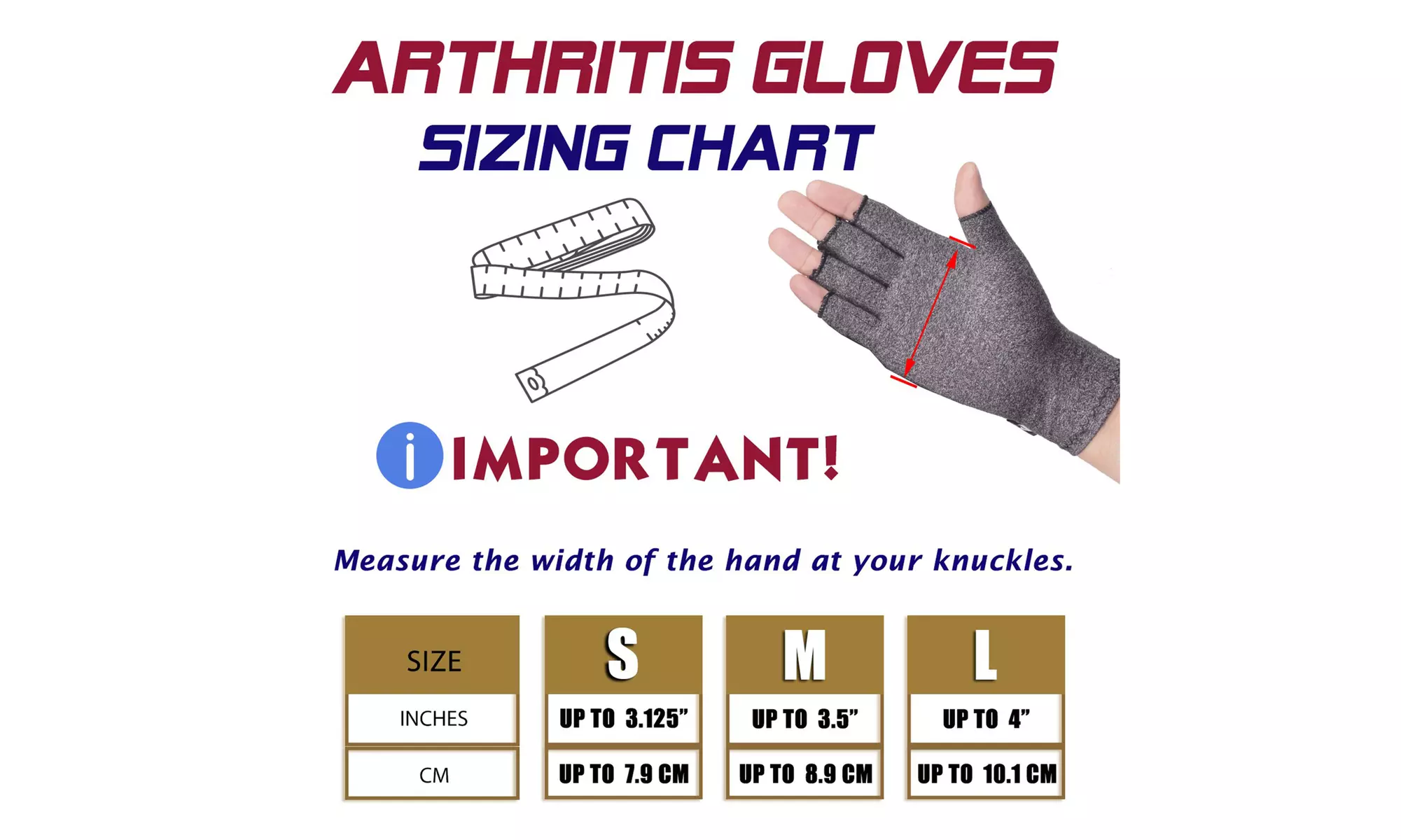 Compression Arthritis Gloves Breathable Fingerless Design for Joint Pain Relief 
