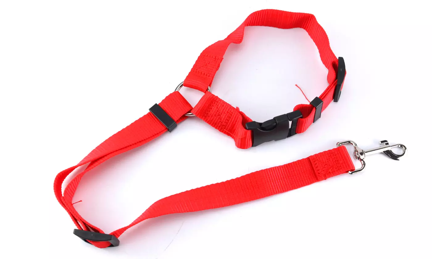 1-2 Pack Nylon Dog Seat Belt Harness Leash Clip Vehicle Car Pet for Dogs