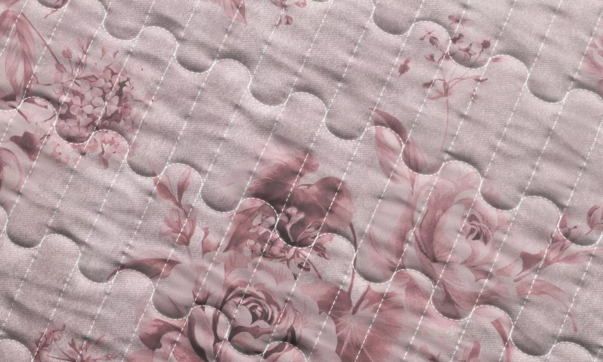 Reversible Floral Cotton Quilt Set (2- or 3-Piece)