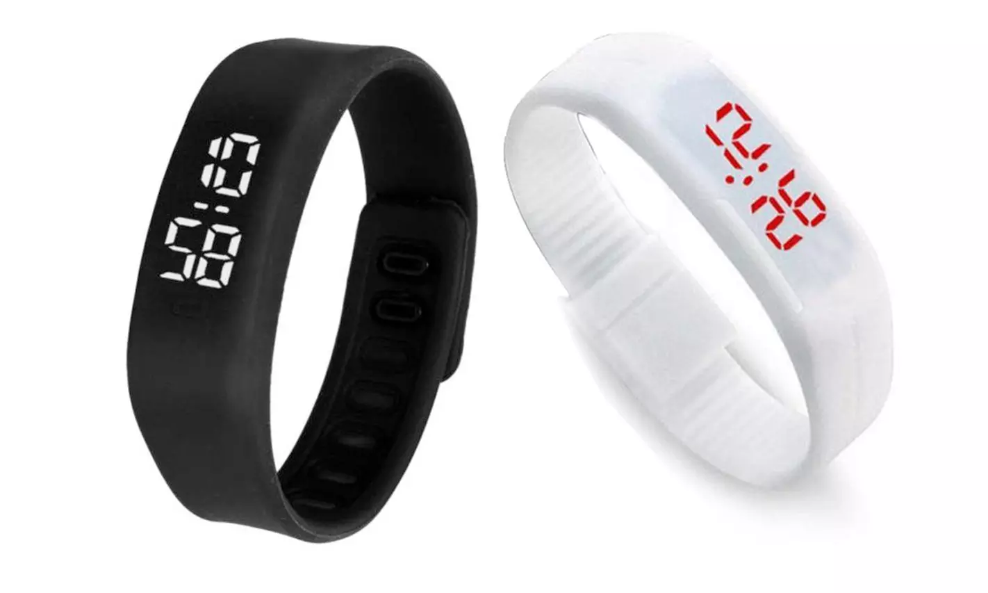 LED Watch Date Sports Bracelet Digital Wrist Watch New - Primary Image