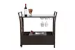 Kinbor Rolling Wicker Outdoor Bar Cart Storage - Second Medium