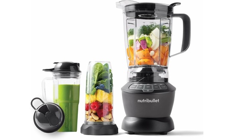 NutriBullet Kitchen Appliance Collection: Blenders Juicers & Food Prep Set 32 oz White