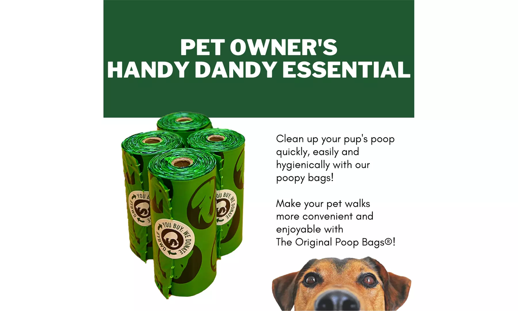1080 USDA Certified Biobased - San Diego Zoo Poop Bags & Hydrant Dispenser