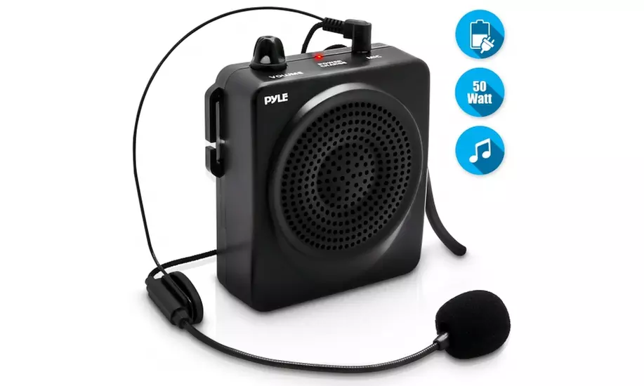 Pyle PWMA50B Portable PA Speaker Voice Amplifier - Primary Image