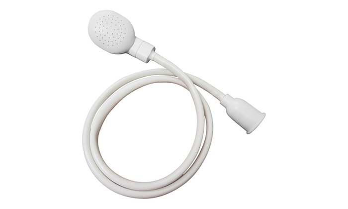 Evelots Shower Head W Slip On Spout For Faucet To Shower