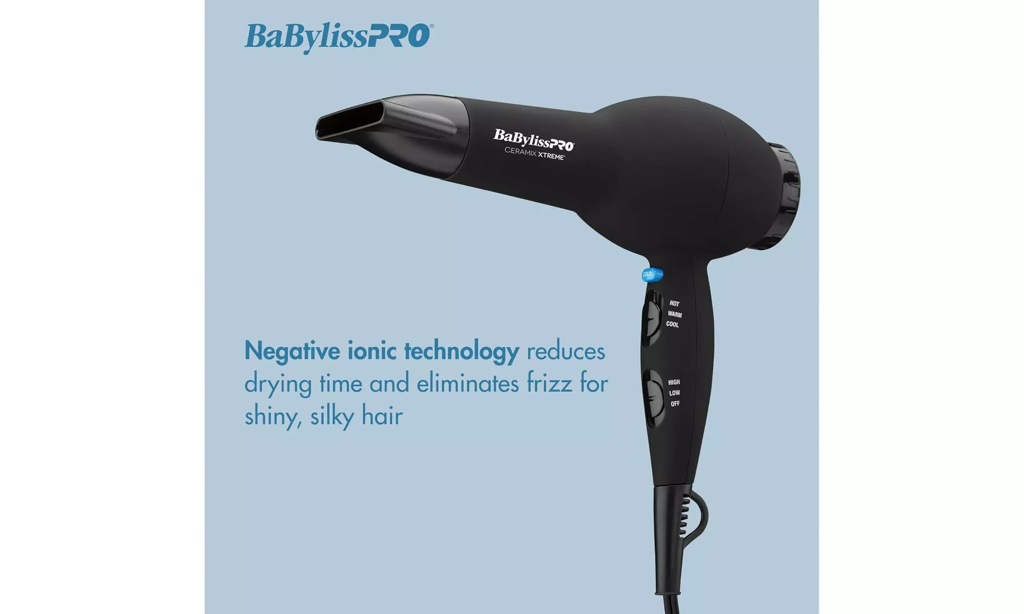BaBylissPRO Ceramix Xtreme 2000-watt lightweight Professional Hair Dryer