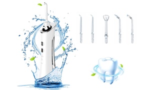 Portable Water Dental Flosser Tooth Pick - Cordless and USB Rechargeable