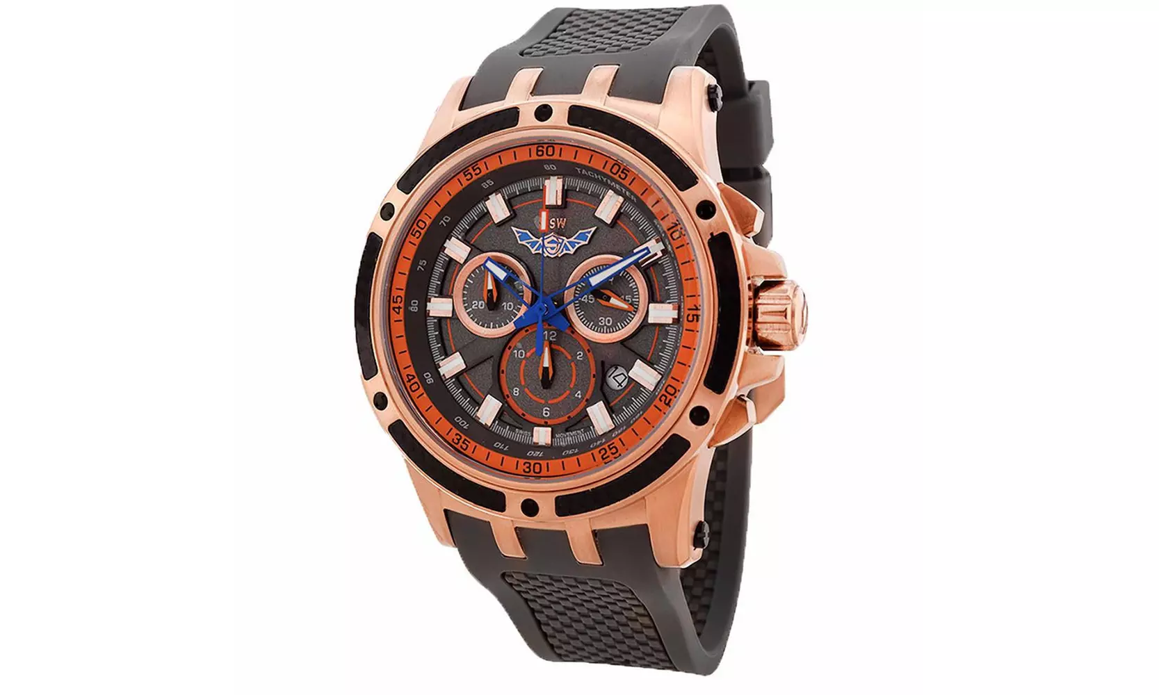ISW MEN'S CHRONOGRAPH SILICONE BAND WATCH - Primary Image