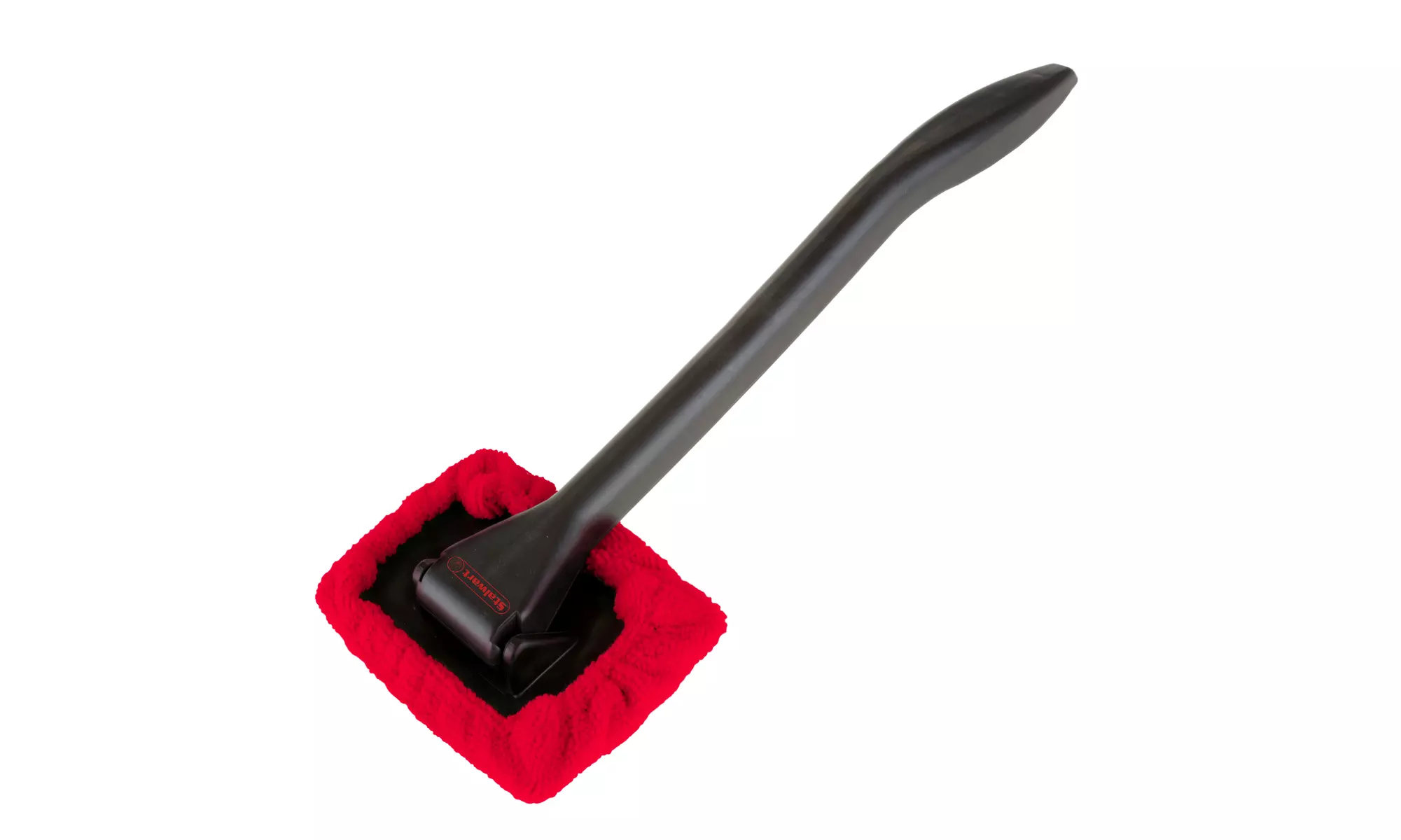 Windshield Car Cleaner with Microfiber Cloth, Handle and Pivoting Head - Primary Image