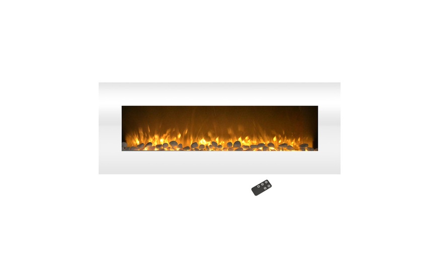 Up To 8% Off on Electric Fireplace- Wall Moun... | Groupon Goods