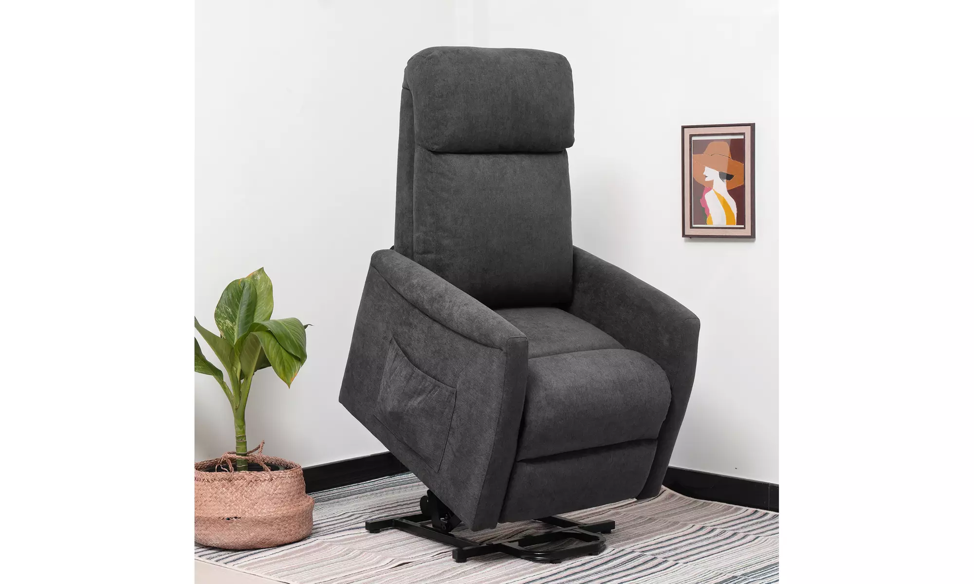 Costway Power Lift Recliner Chair for Elderly Living Room Chair Remote Control - Primary Image