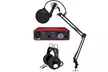 Focusrite Audio Interface w/ Mic, Headphones, Shock Mount, Pop Filter & Boom Arm - Second Medium