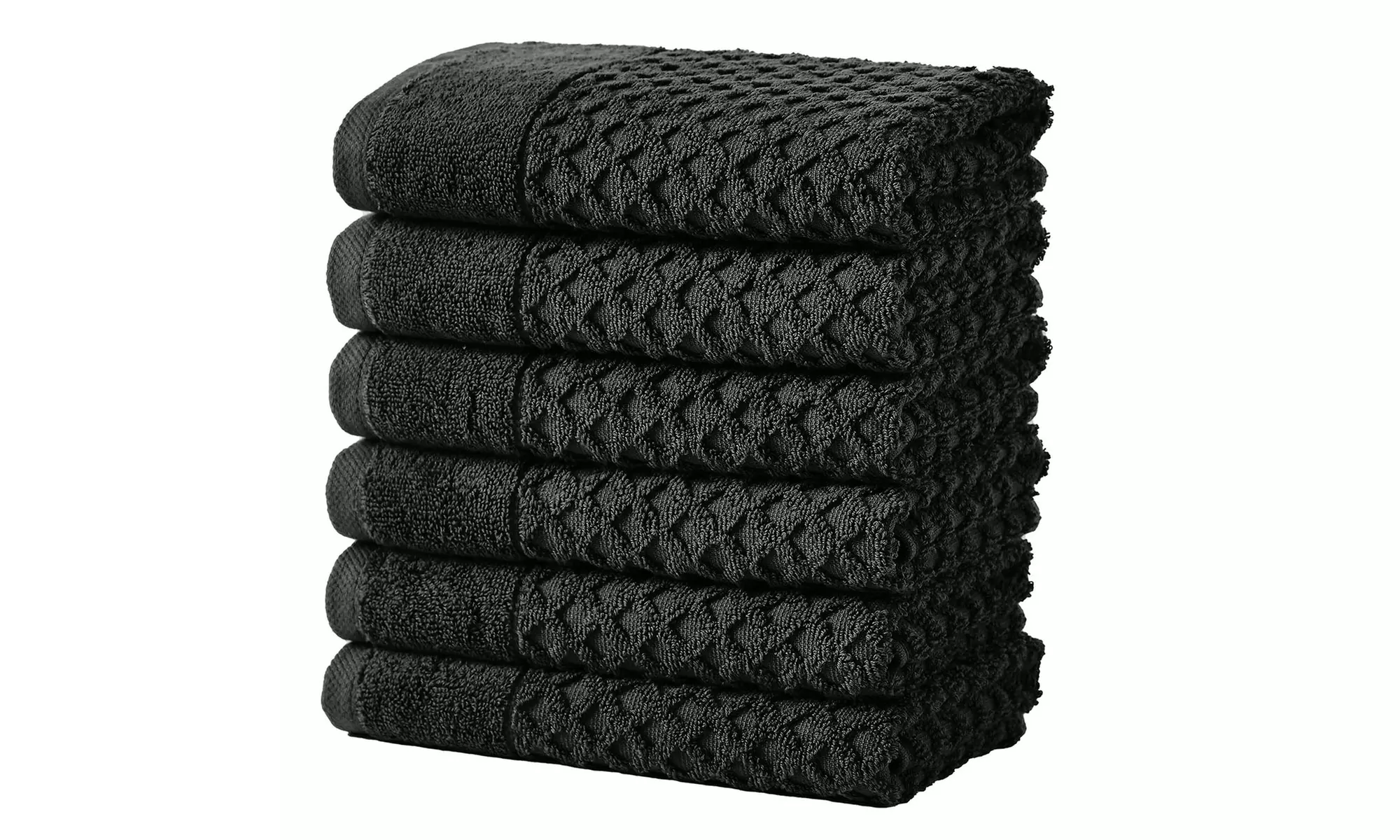 Ultra-Soft 100% Cotton Diamond Waffle Bath Towels