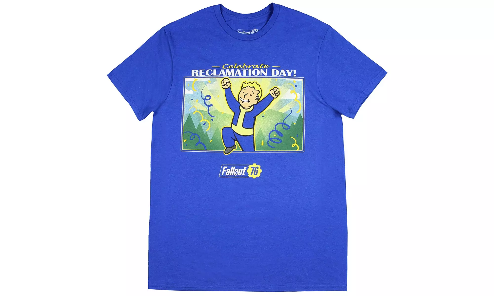 Fallout 76 Shirt Celebrate Reclamation Day Officially Licensed Men's Video Game - Primary Image