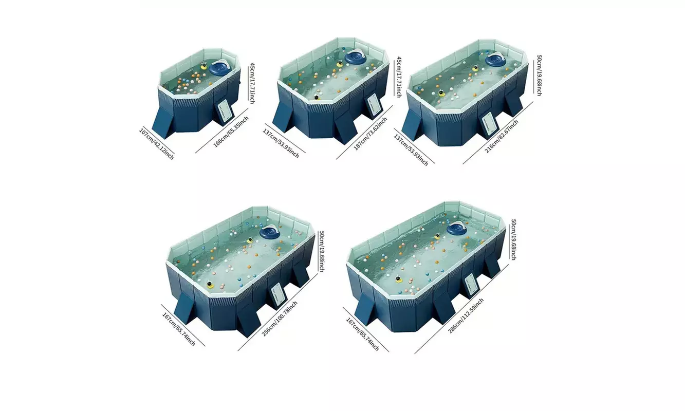  1.8 PVC inflatable folding swimming pool