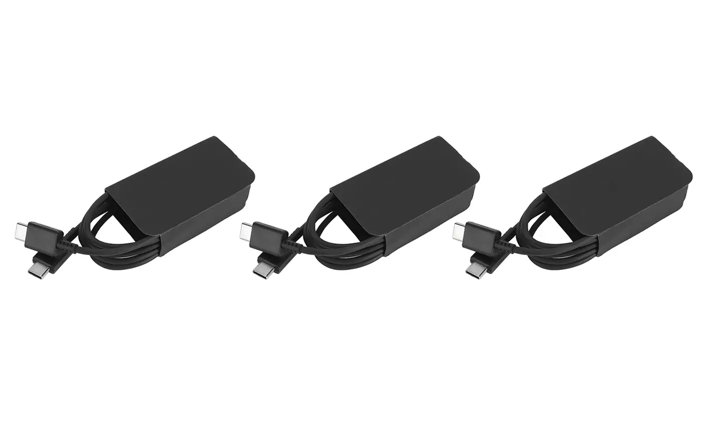 3.3FT 5x Lot of USB-C to USB-C Cable Charging Cord Type C Charger Black/White