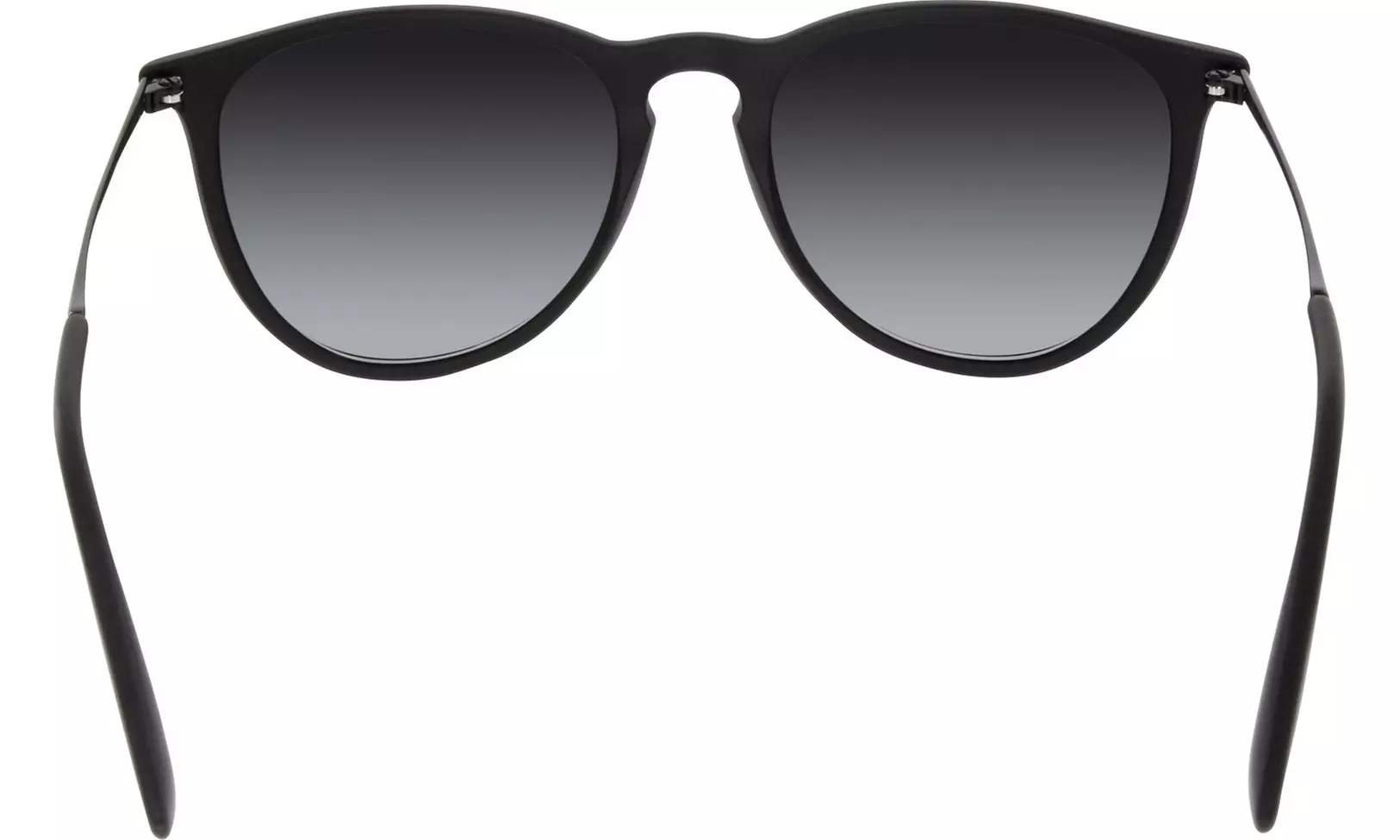 Ray-Ban Women's Gradient Erika RB4171-622/8G-54 Black Round Sunglasses - Second Medium