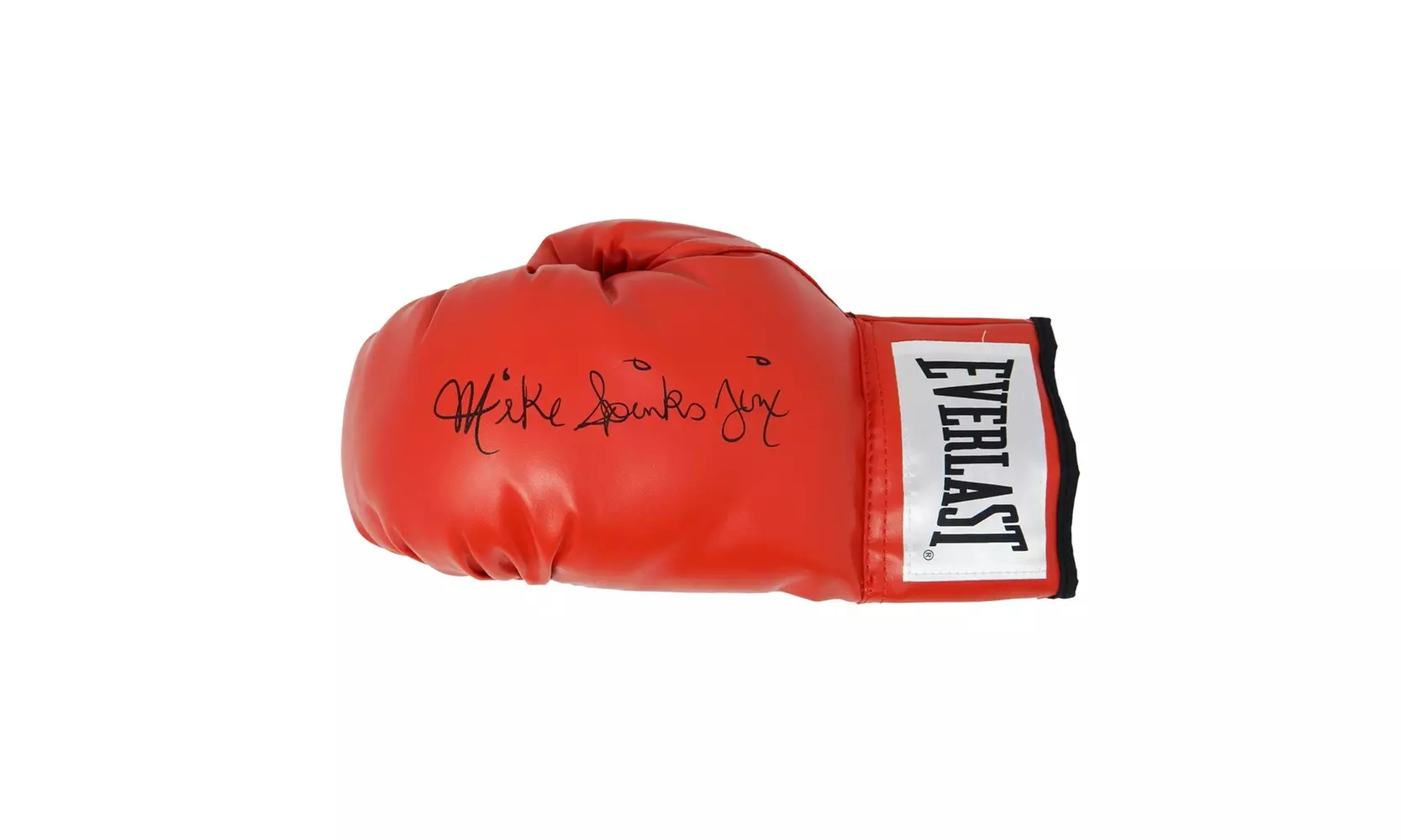 Michael (Mike) Spinks Signed Everlast Red Boxing Glove w/Jinx - Primary Image