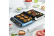 Costway 1200W Electric Panini Grill with Two Non-Stick Plates - Second Medium