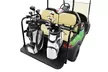 Universal Golf Bag Holder Bracket Attachment Cart Rear Seat EZGO Club Car Yamaha - Second Medium