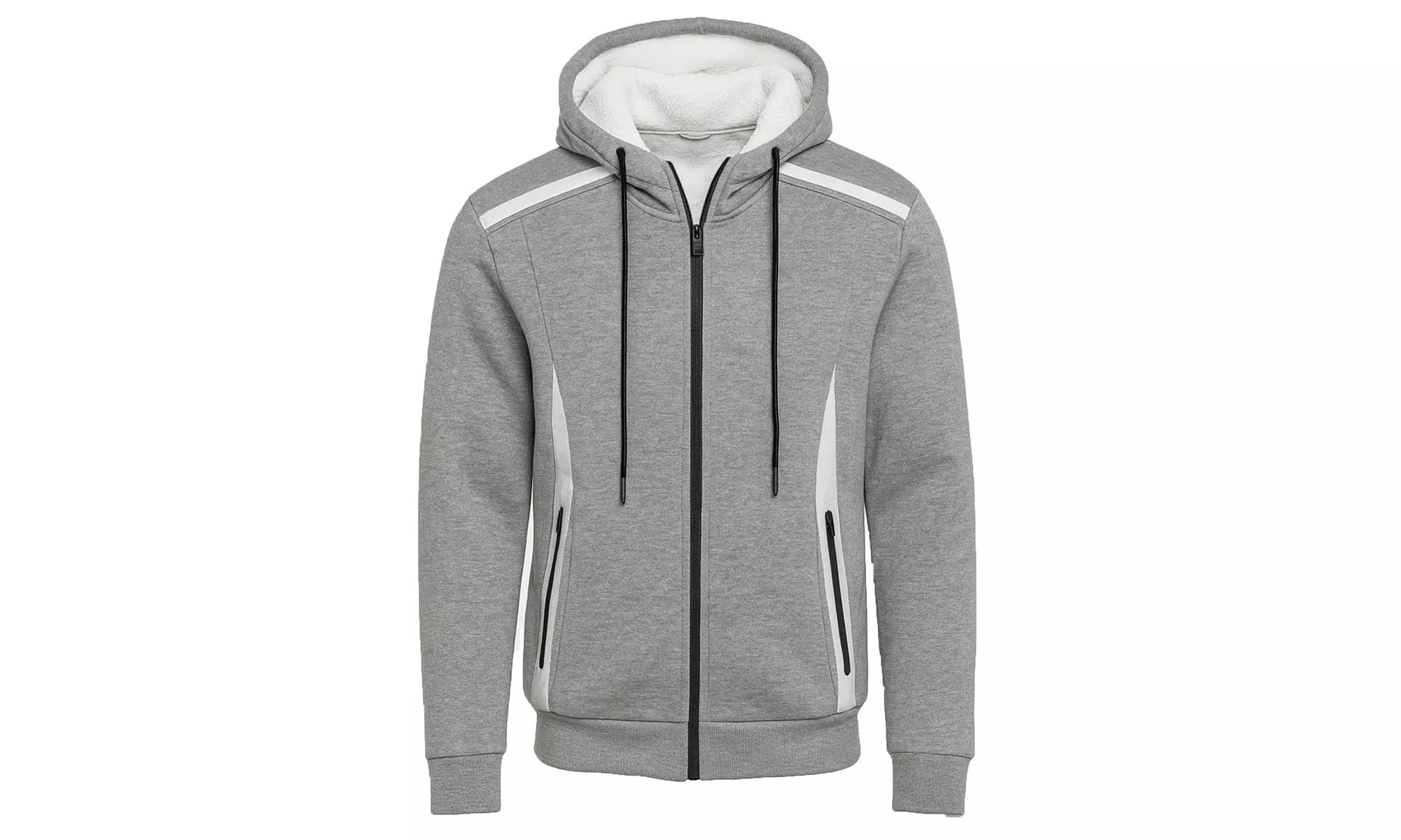 Men's Heavyweight Sherpa Fleece-Lined Full Zip Hoodie (Sizes, S to 3XL)
