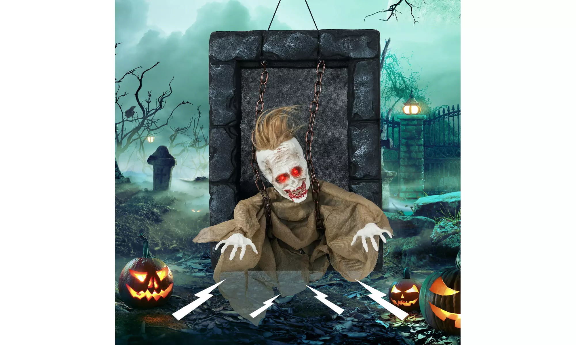 Animated Halloween Decorations: Bring Your Yard to Life by Costway